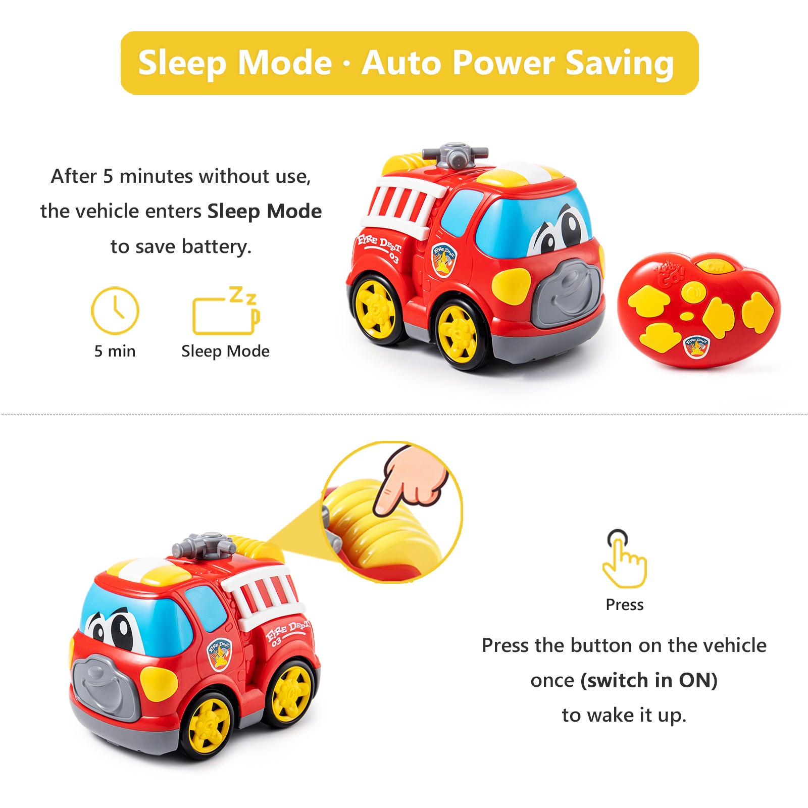 AEROQUEST 2.4GHz R/C Fire Truck