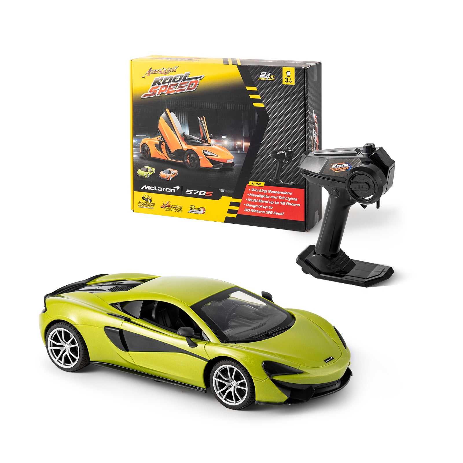 P&C TOYS 1: 14 2.4GHz R/C Officially Licensed McLaren 570S