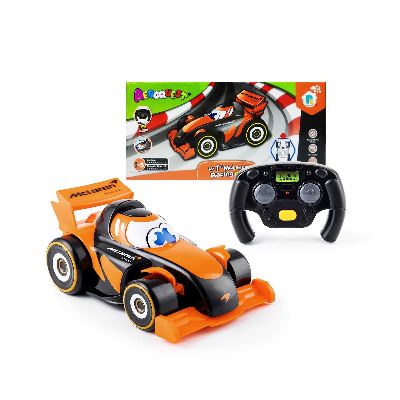 AEROQUEST 2.4GHz R/C Licensed Mclaren Formula Racer