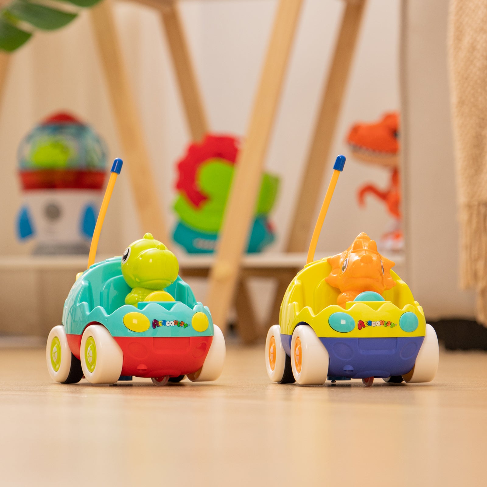 AEROQUEST 2 Pack Dinosaur RC Cars