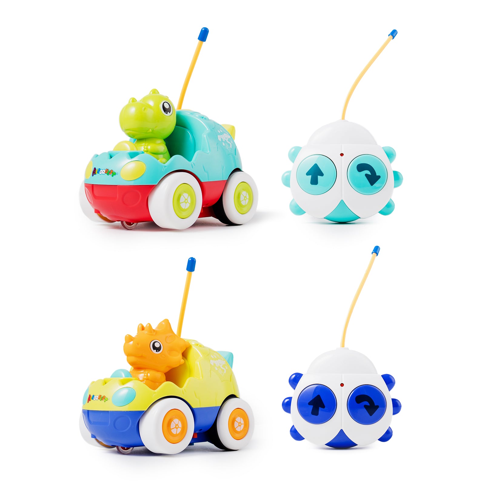 AEROQUEST 2 Pack Dinosaur RC Cars