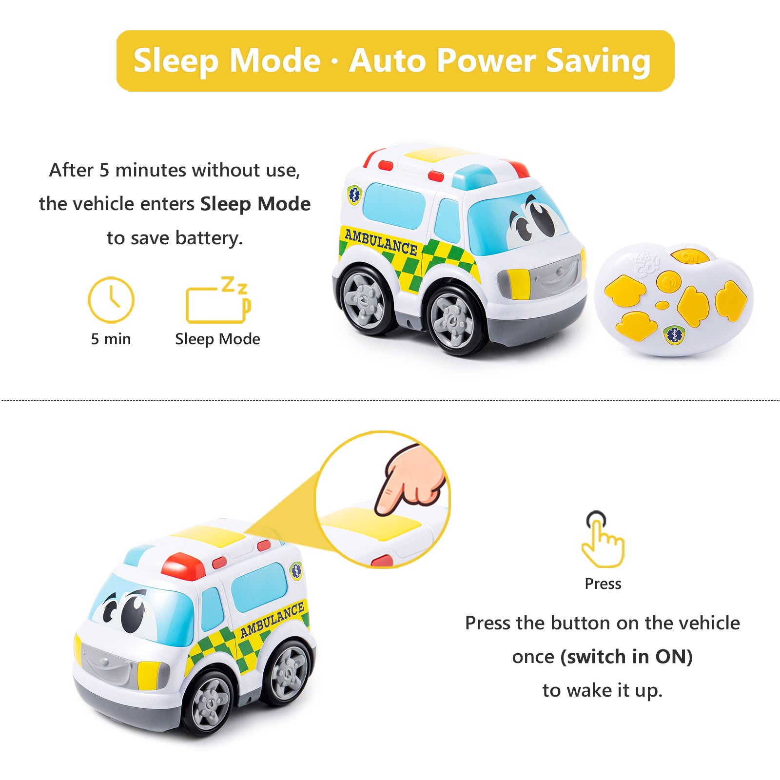 AEROQUEST 2.4GHz R/C Ambulance - P&C Toys