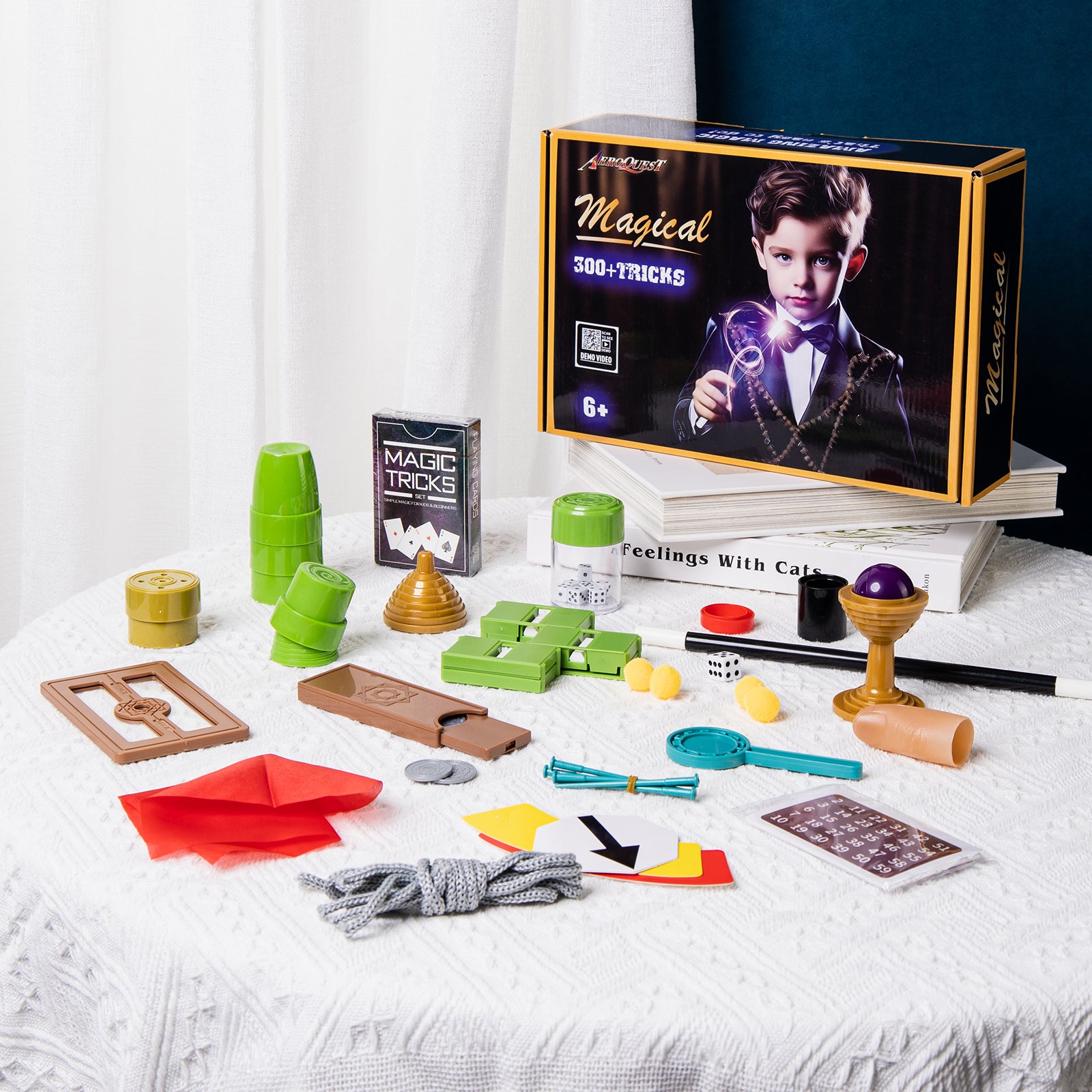 AEROQUEST Magic Kit - 300+ Magic Tricks - P&C Toys
