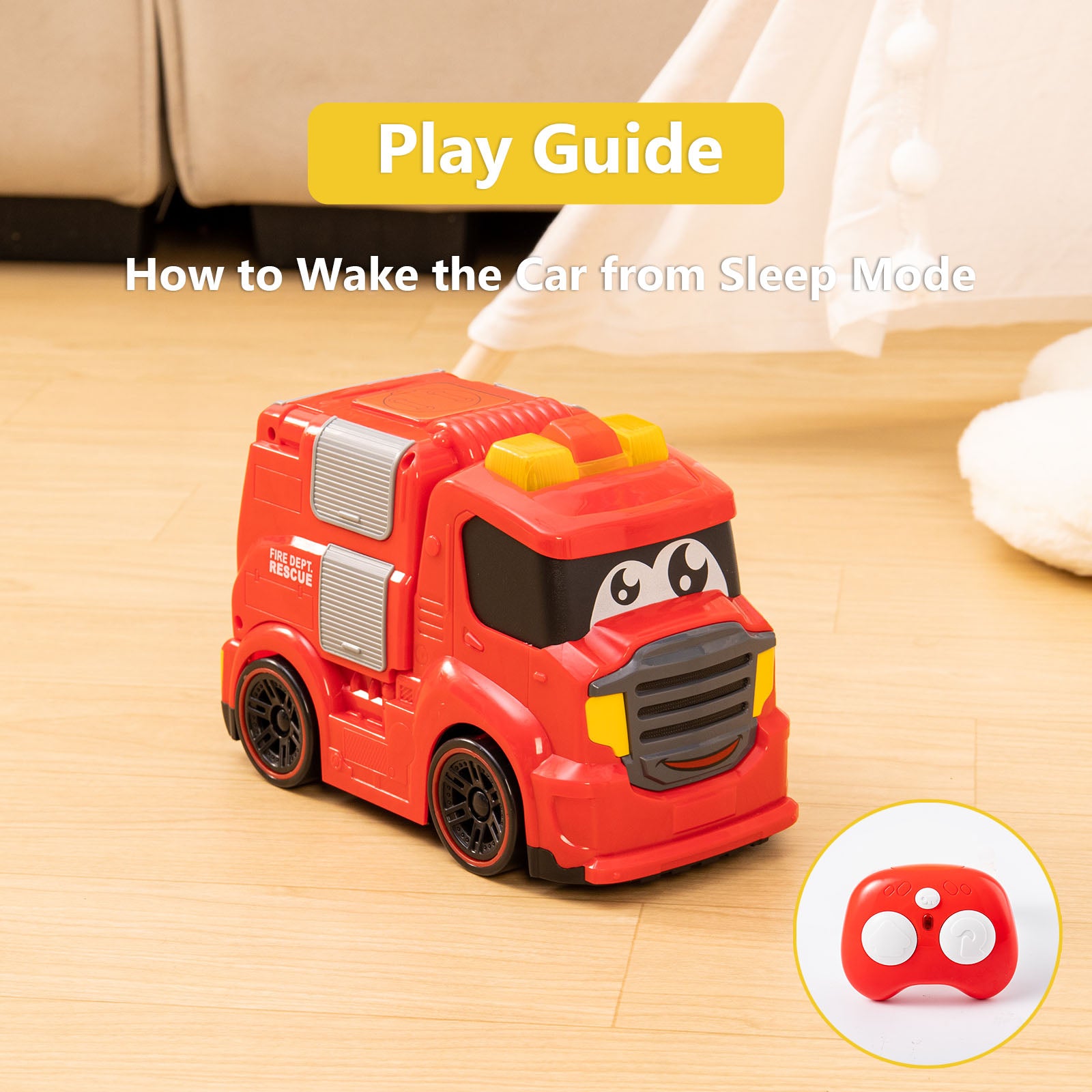 AEROQUEST 2CH I/R Control Fire Engine with Light and Sound