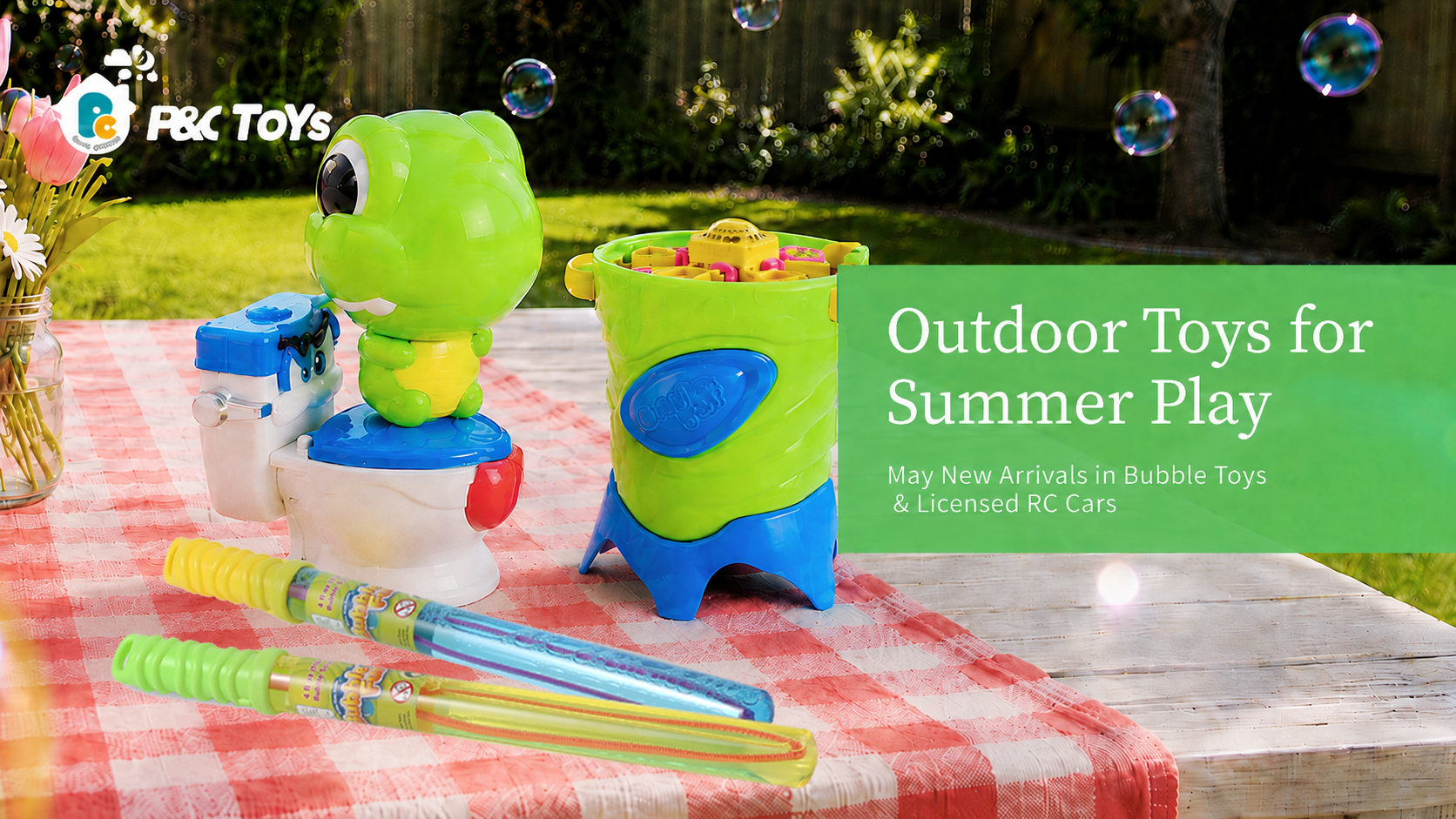 Outdoor Toys for Summer Play: May New Arrivals in Bubble Toys & Licensed RC Cars