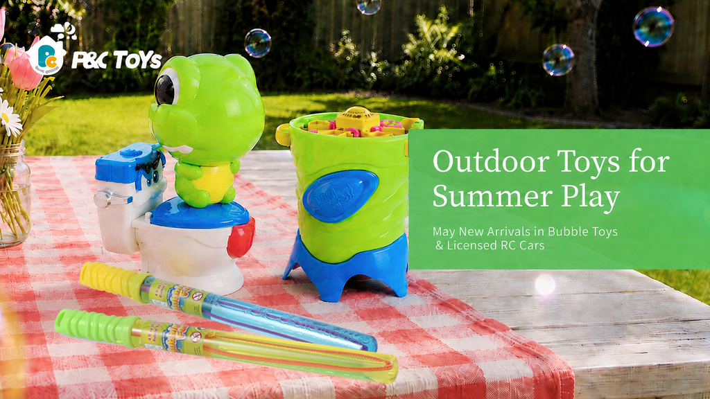 Outdoor Toys for Summer Play: May New Arrivals in Bubble Toys & Licensed RC Cars
