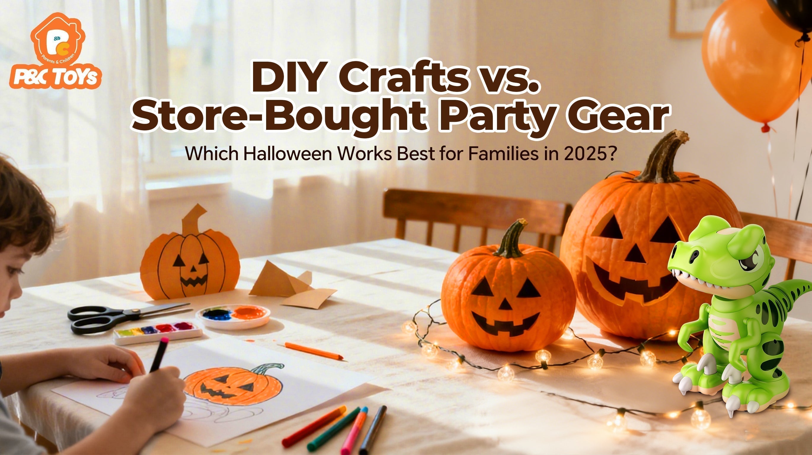 Which Halloween Works Best for Families in 2025: DIY Crafts vs. Store-Bought Party Gear？
