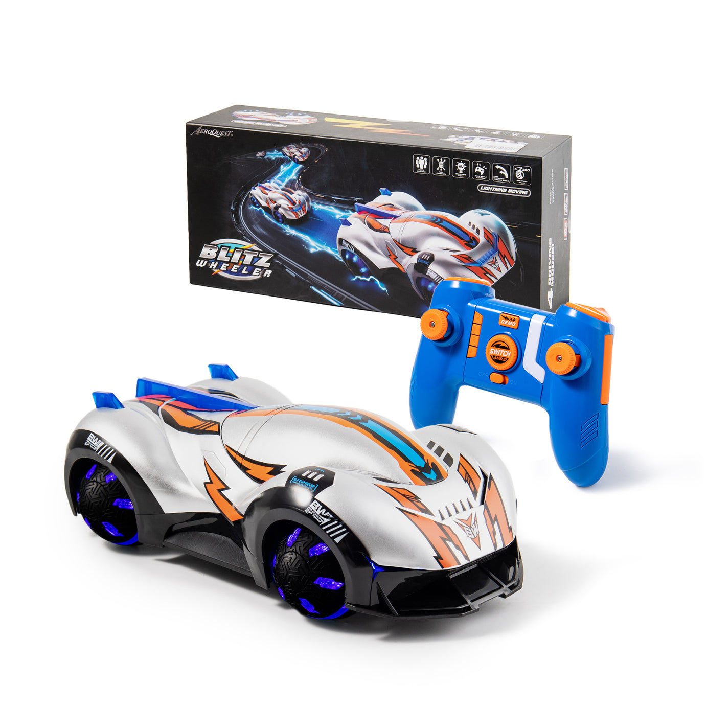 AEROQUEST 2.4GHz 1:16 R/C Blitz Wheeler