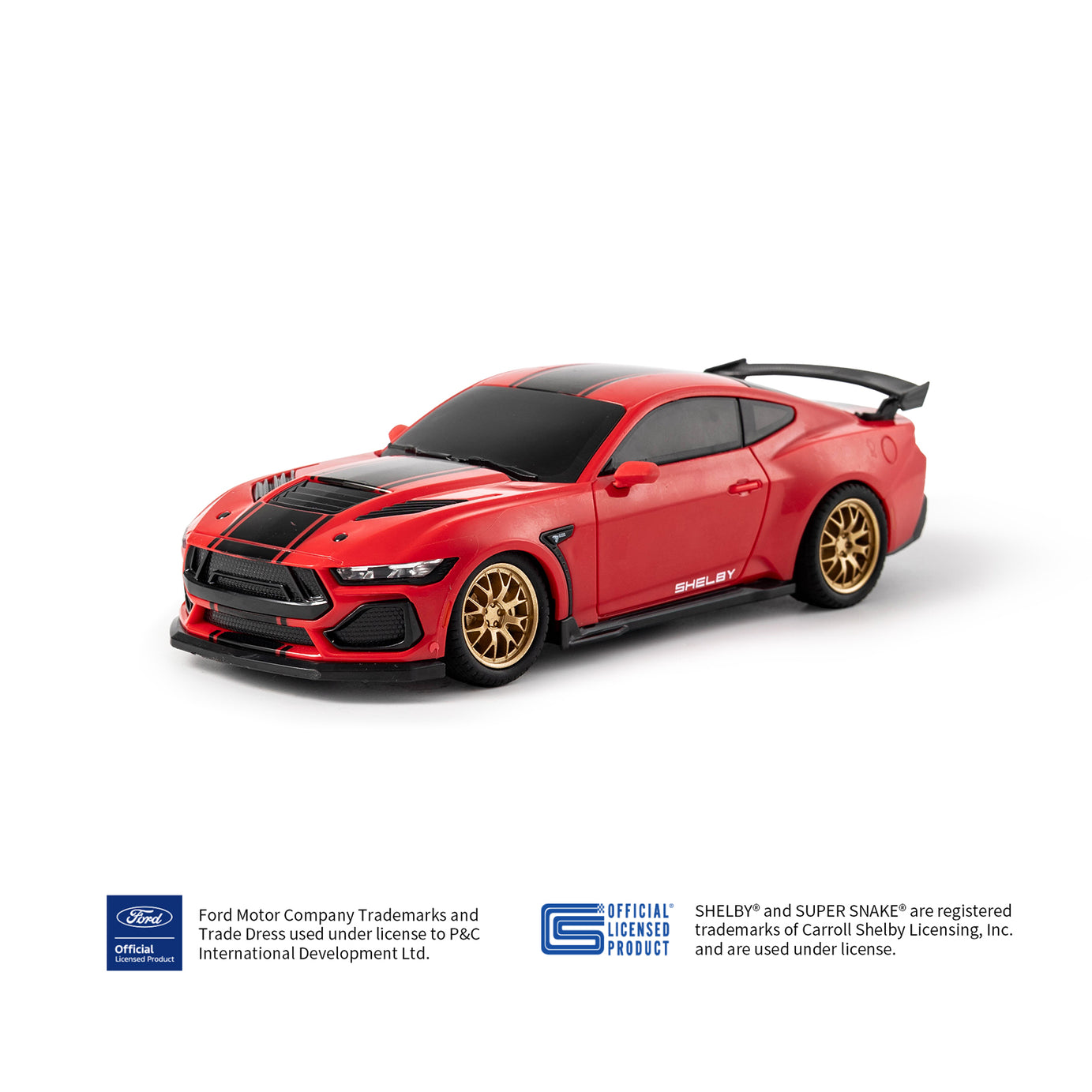 P&C TOYS 1:24 2.4GHz R/C Officially Licensed Ford Shelby Super Snake