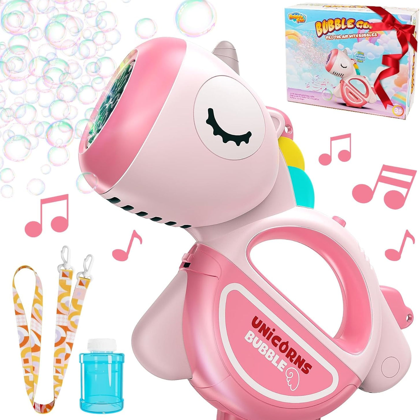 Unicorn Bubble Gun for Kids