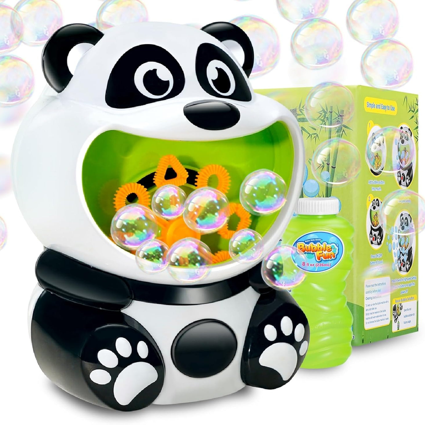 Panda Bubble Machine for Toddlers