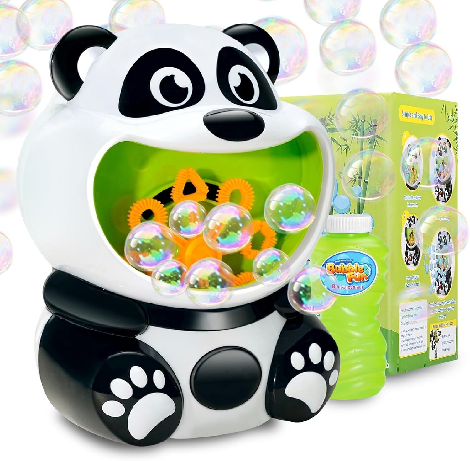 Panda Bubble Machine for Toddlers