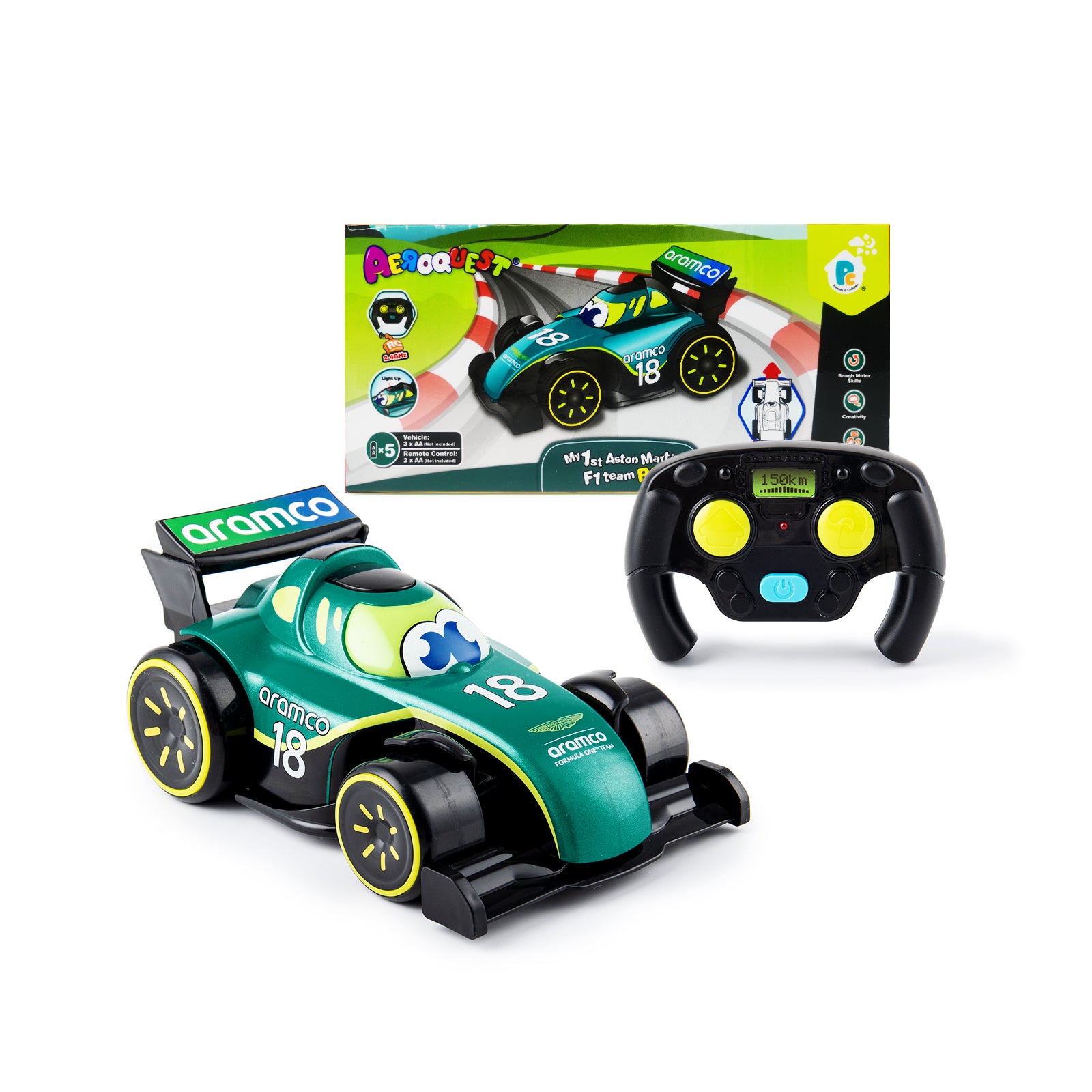 AEROQUEST 2.4GHz R/C Licensed Aston Martin Formula Racer