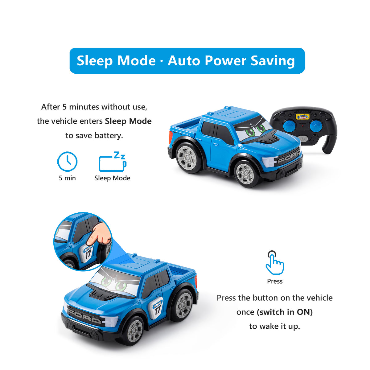 Officially Licensed Ford F-150 Cartoon RC