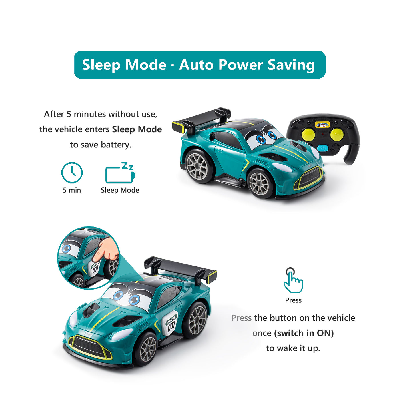 Officially Licensed Aston Martin Cartoon RC