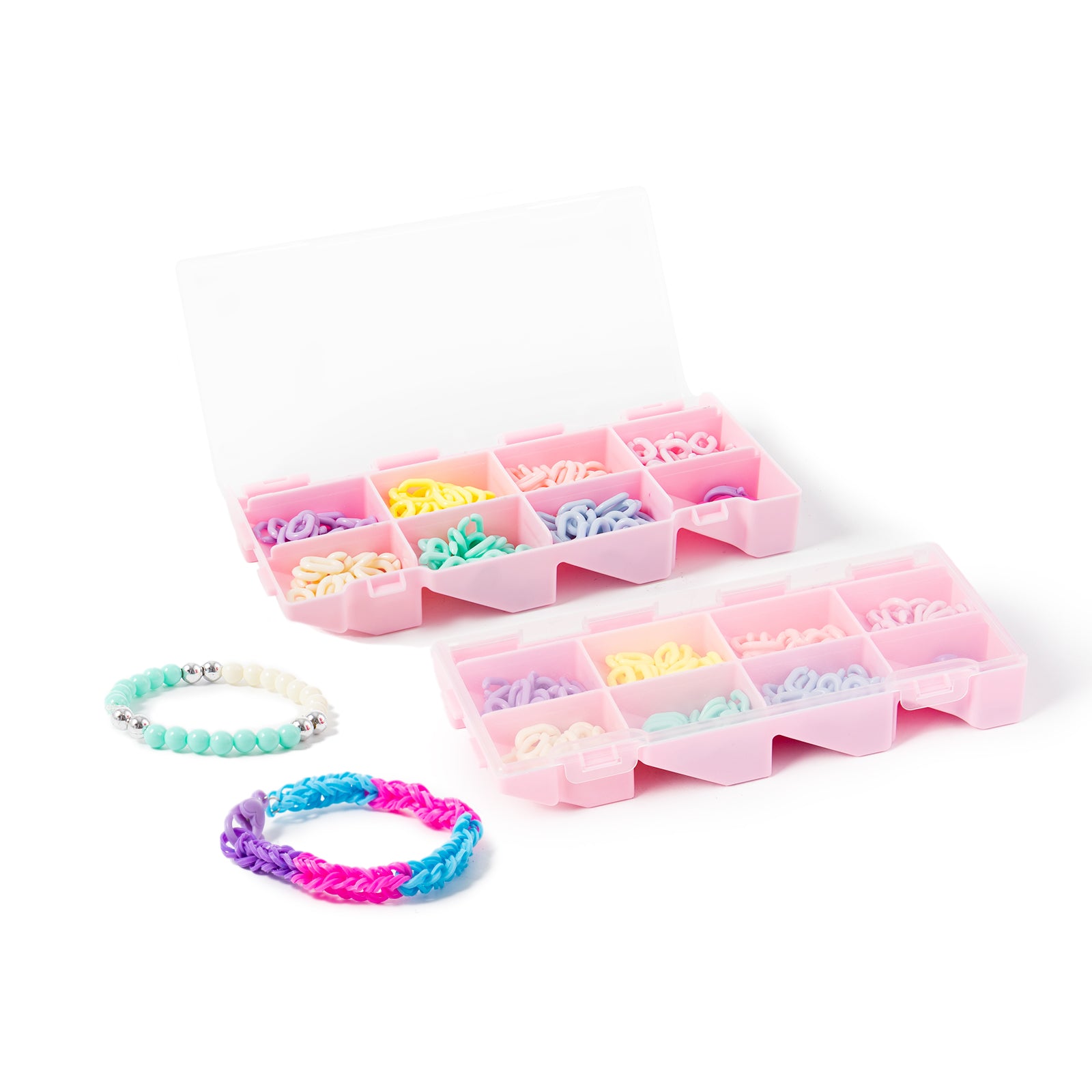 P&C Toys 3200pcs Beads & Bracelet Making Kit with Rotating Tower