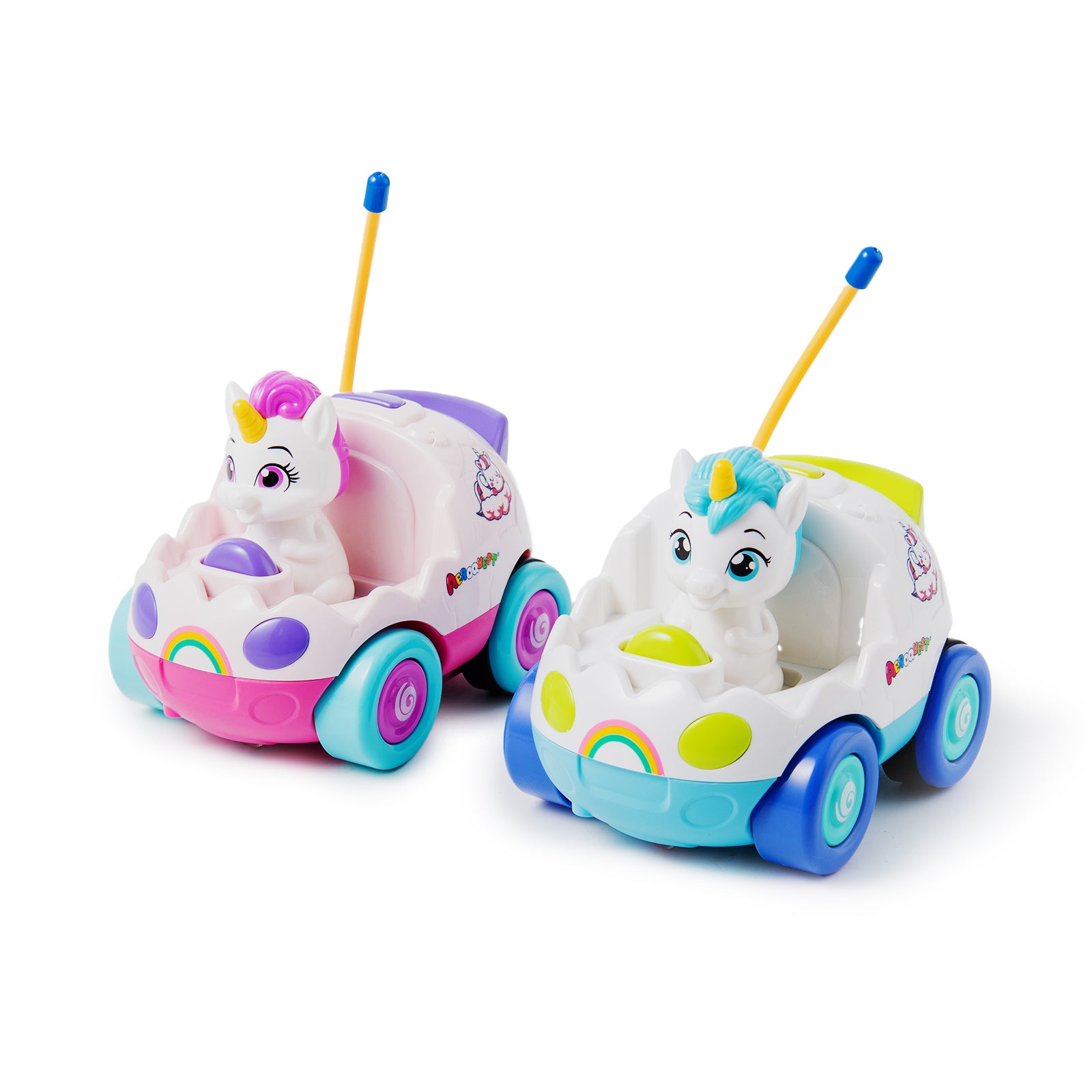 AEROQUEST Unicorn Remote Control Car for Toddlers