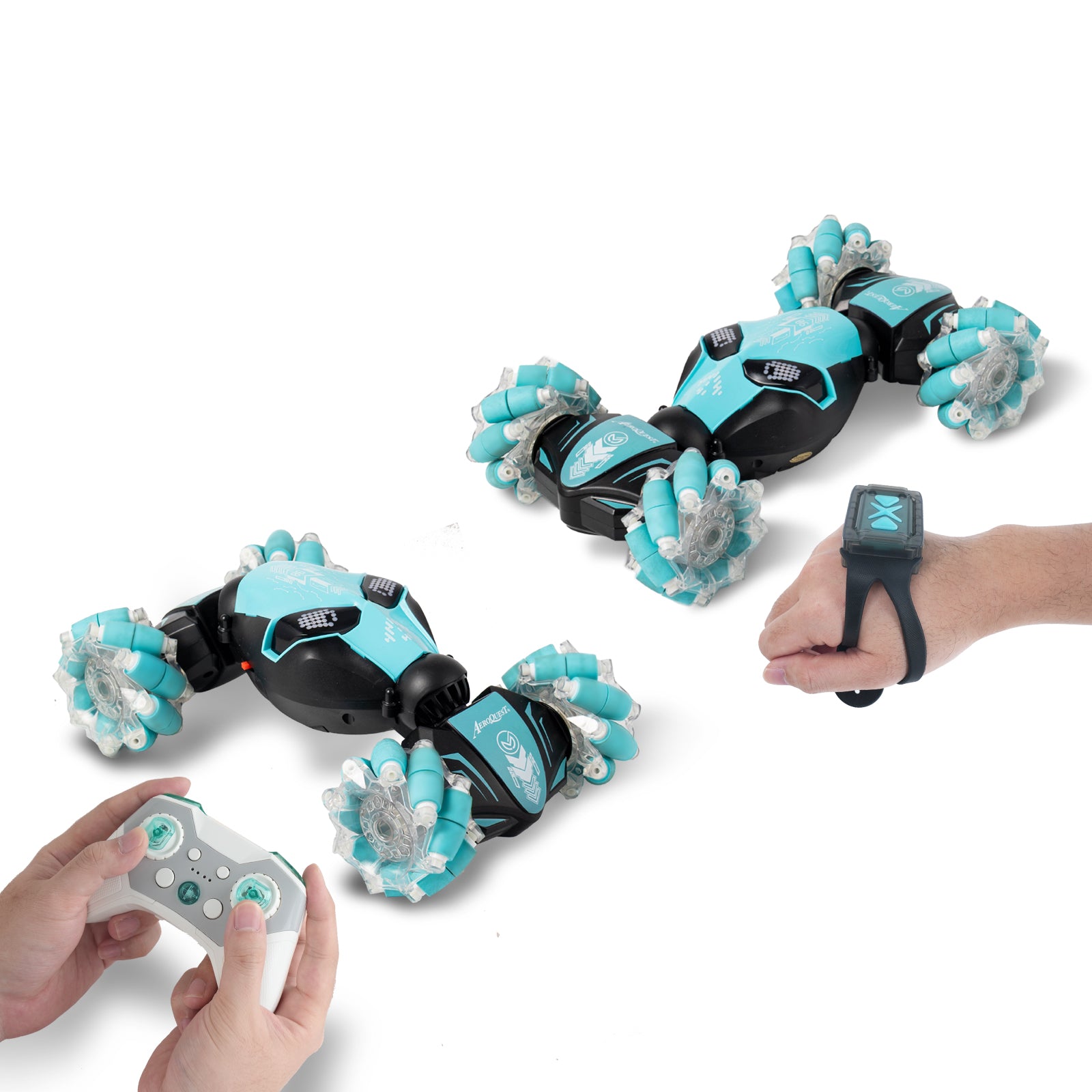 AEROQUEST 2.4GHz 4WD Gesture Sensing RC Stunt Car