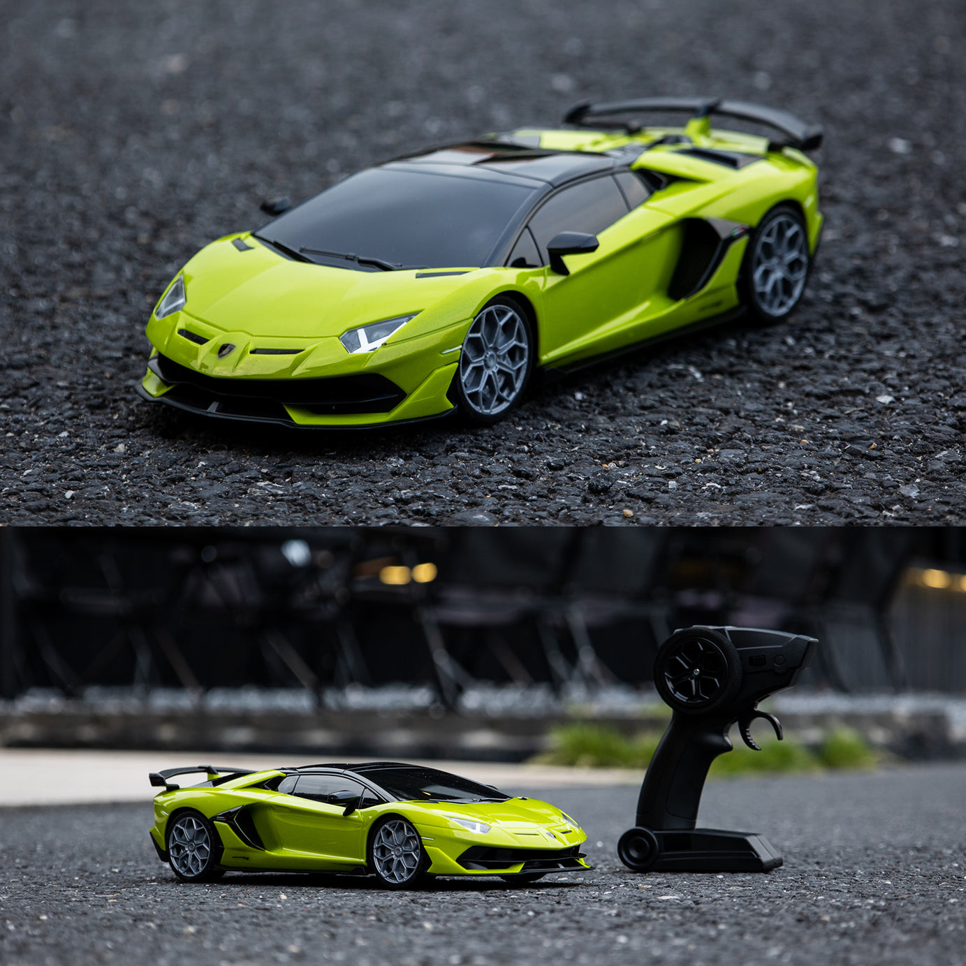 1:16 2.4GHz R/C Licensed Lamborghini Aventador SVJ Roadster (Rechargeable) - P&C Toys 