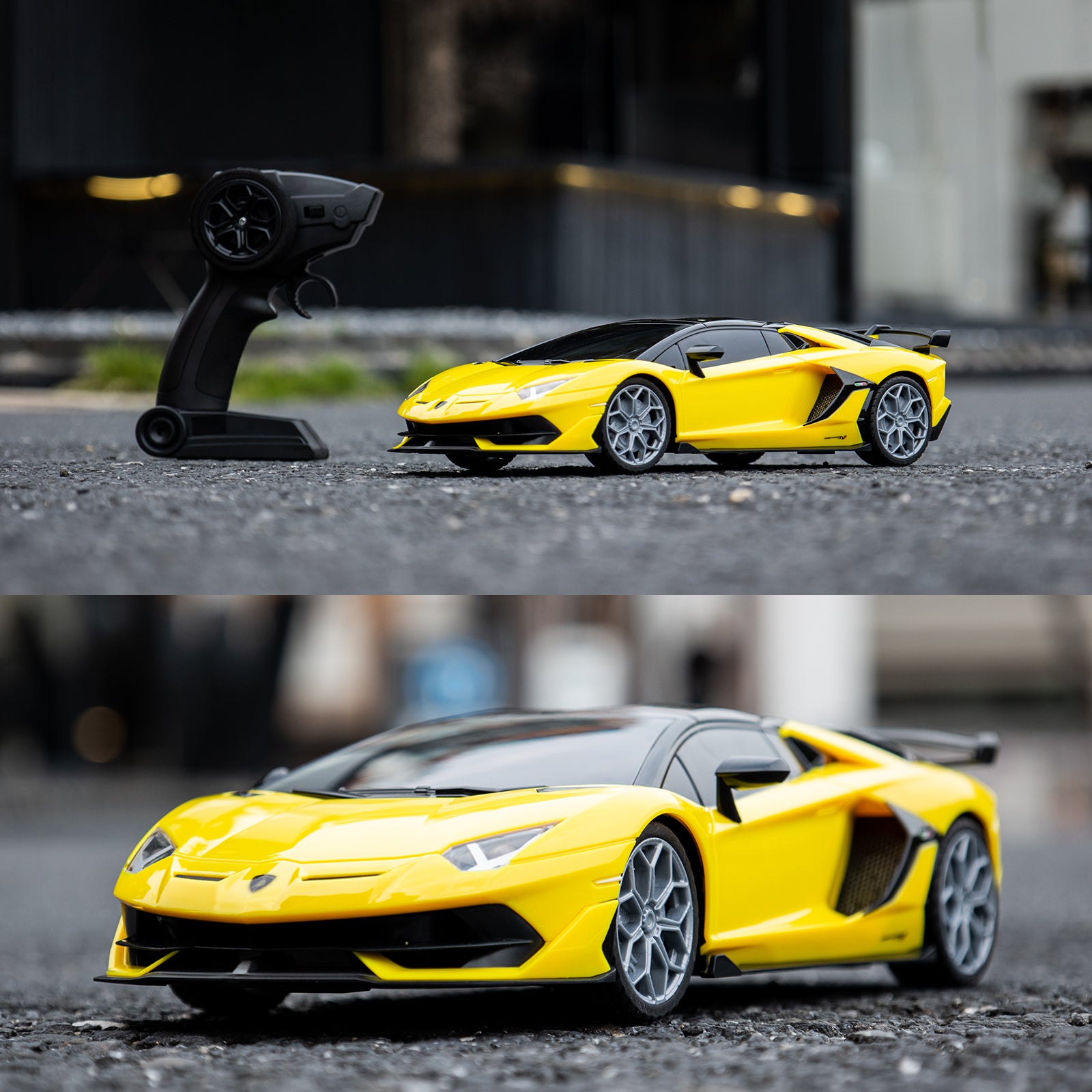 1:16 2.4GHz R/C Licensed Lamborghini Aventador SVJ Roadster (Rechargeable) - P&C Toys 