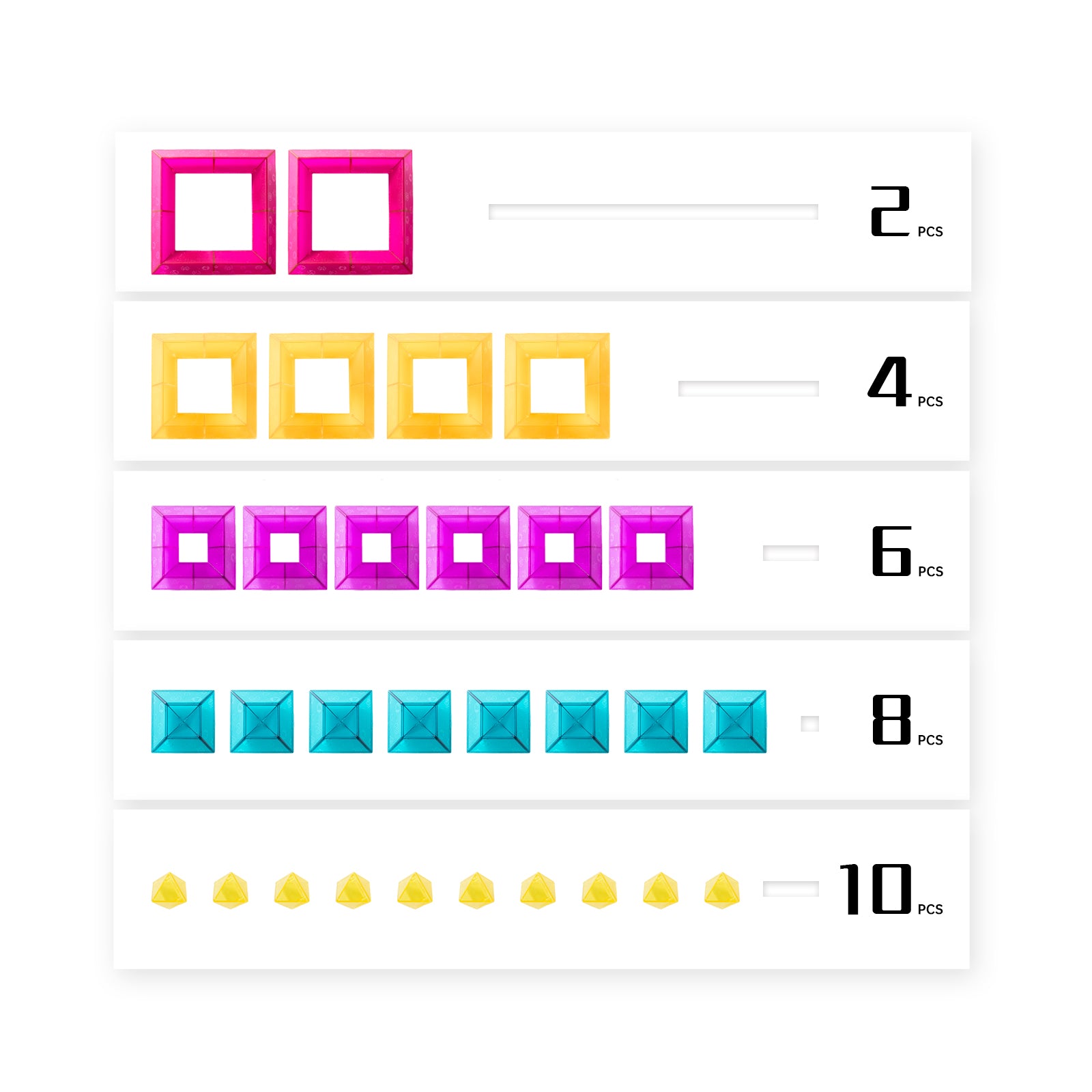  Bubble Fun 30PCS Translucent Building Block Set - P&C Toys 