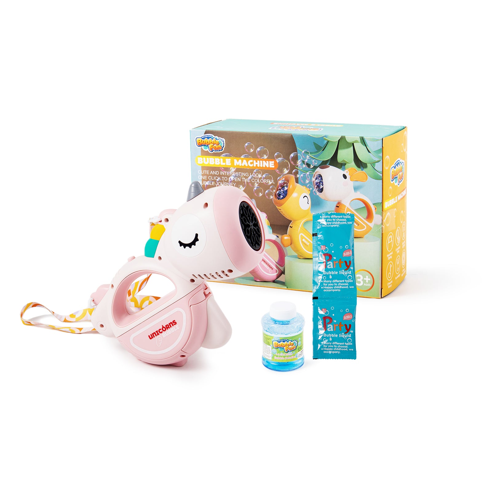  Bubble Fun Unicorn Bubble Gun - P&C Toys 