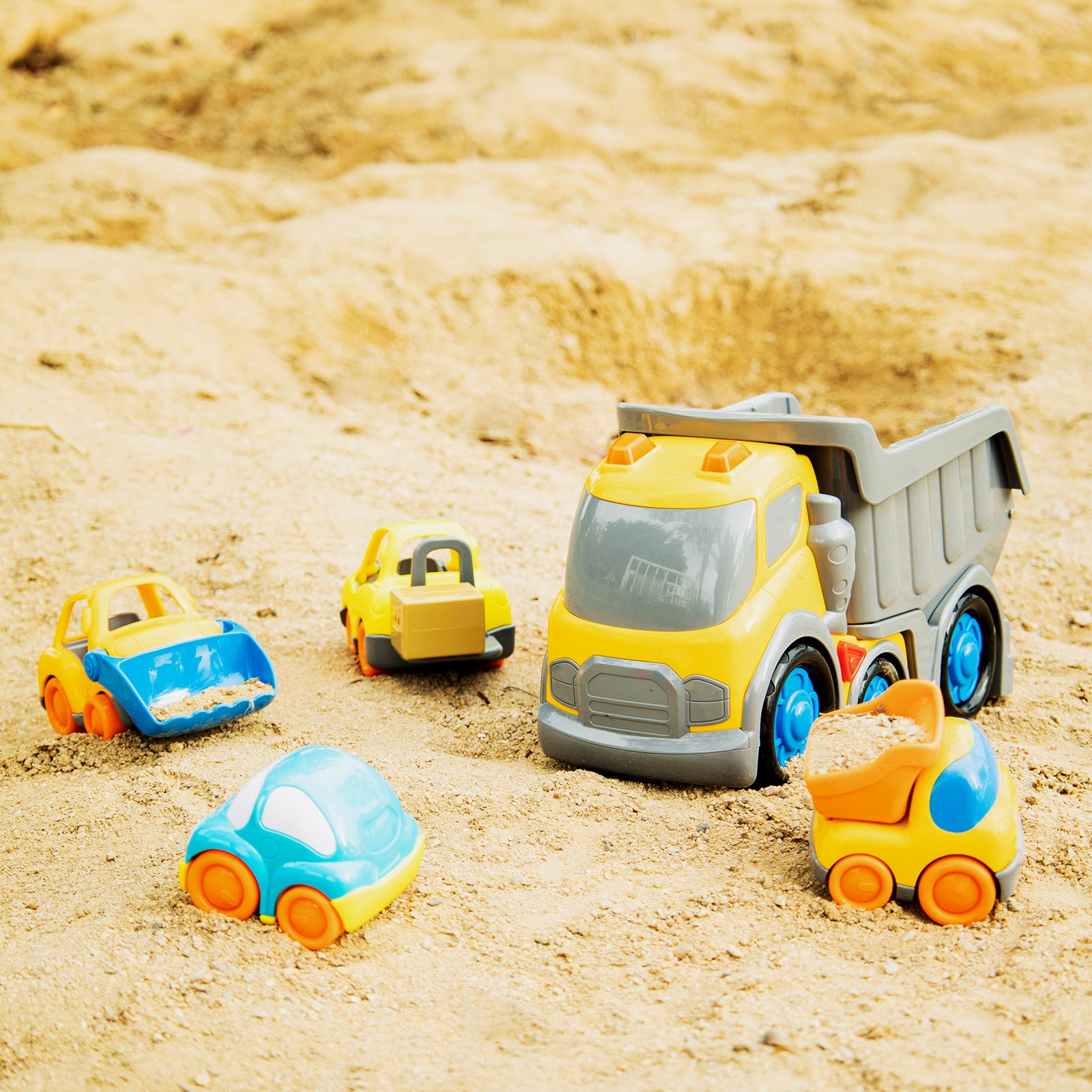  P&C Toys 12.2" Freewheel Dump Truck Set - P&C Toys 