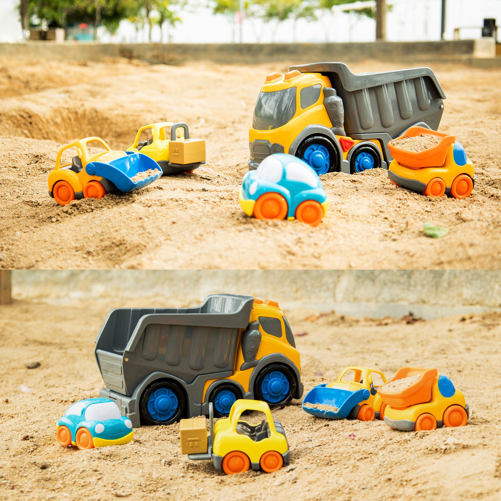  P&C Toys 12.2" Freewheel Dump Truck Set - P&C Toys 