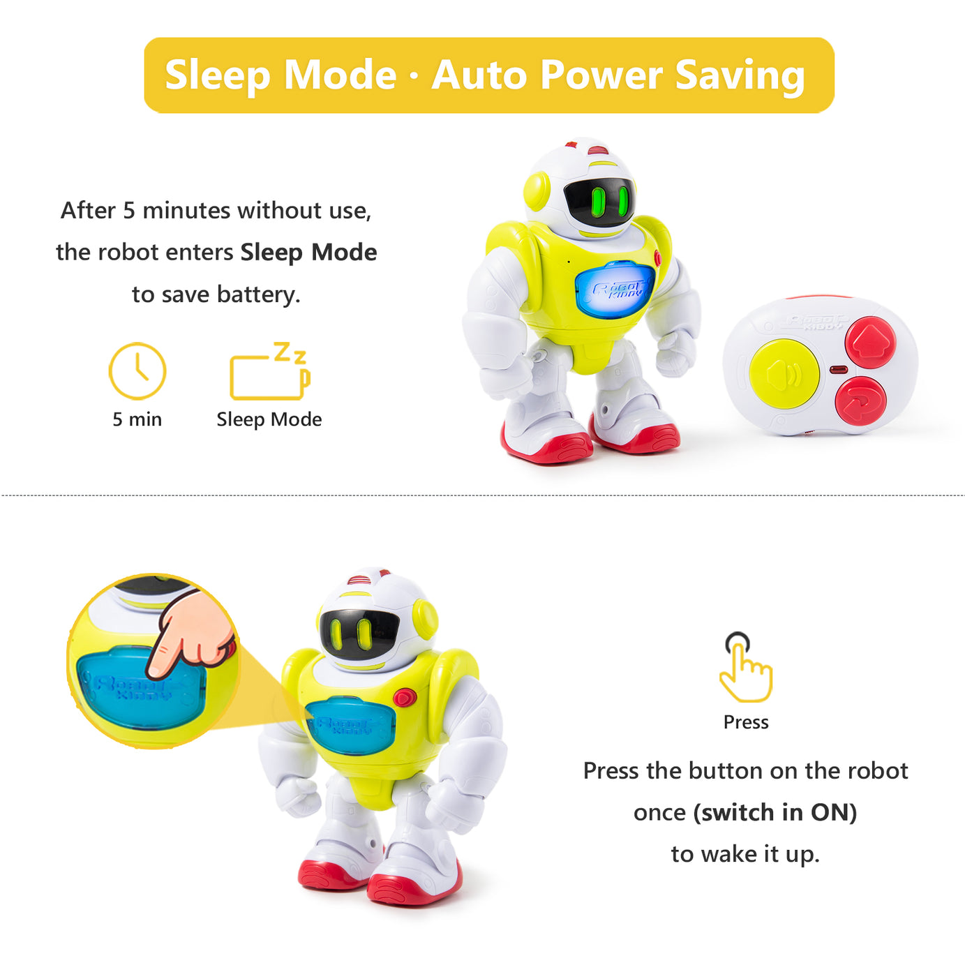  P&C Toys I/R Walking Robot with Light and Sound - P&C Toys 