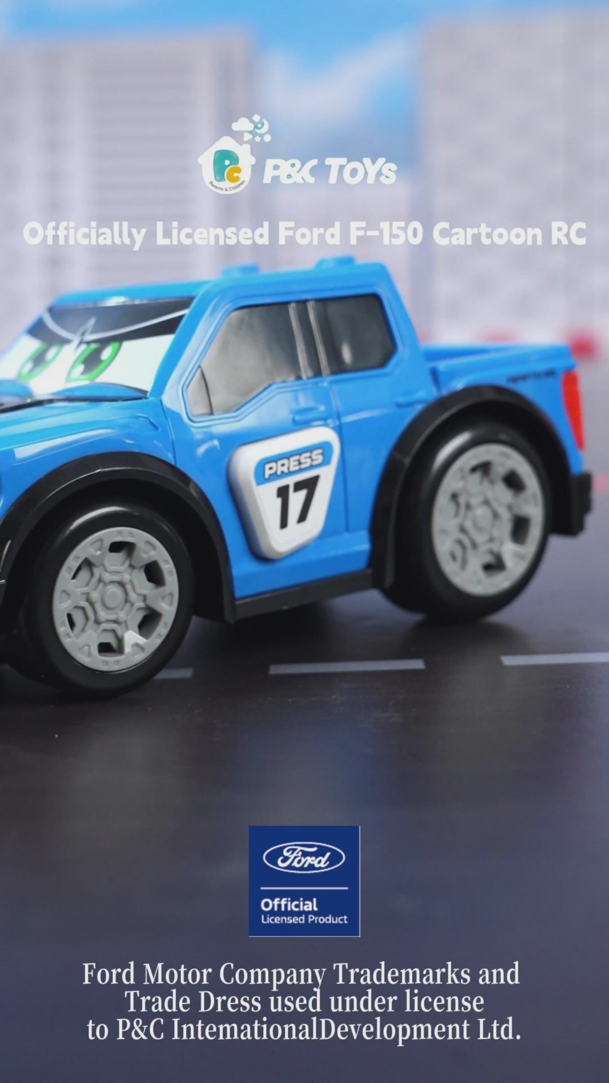 Officially Licensed Ford F-150 Cartoon RC