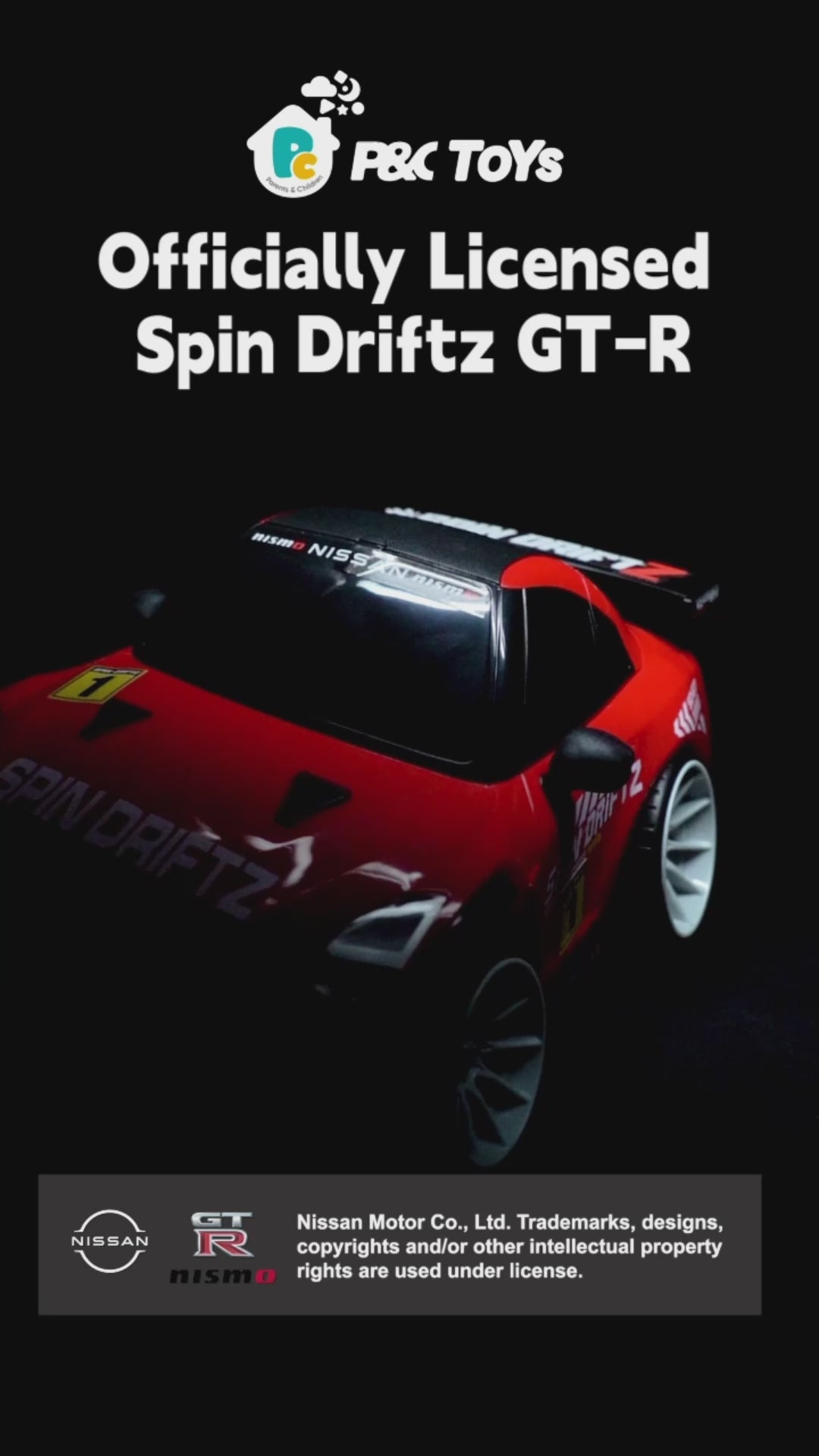 Officially Licensed Spin Driftz GT-R