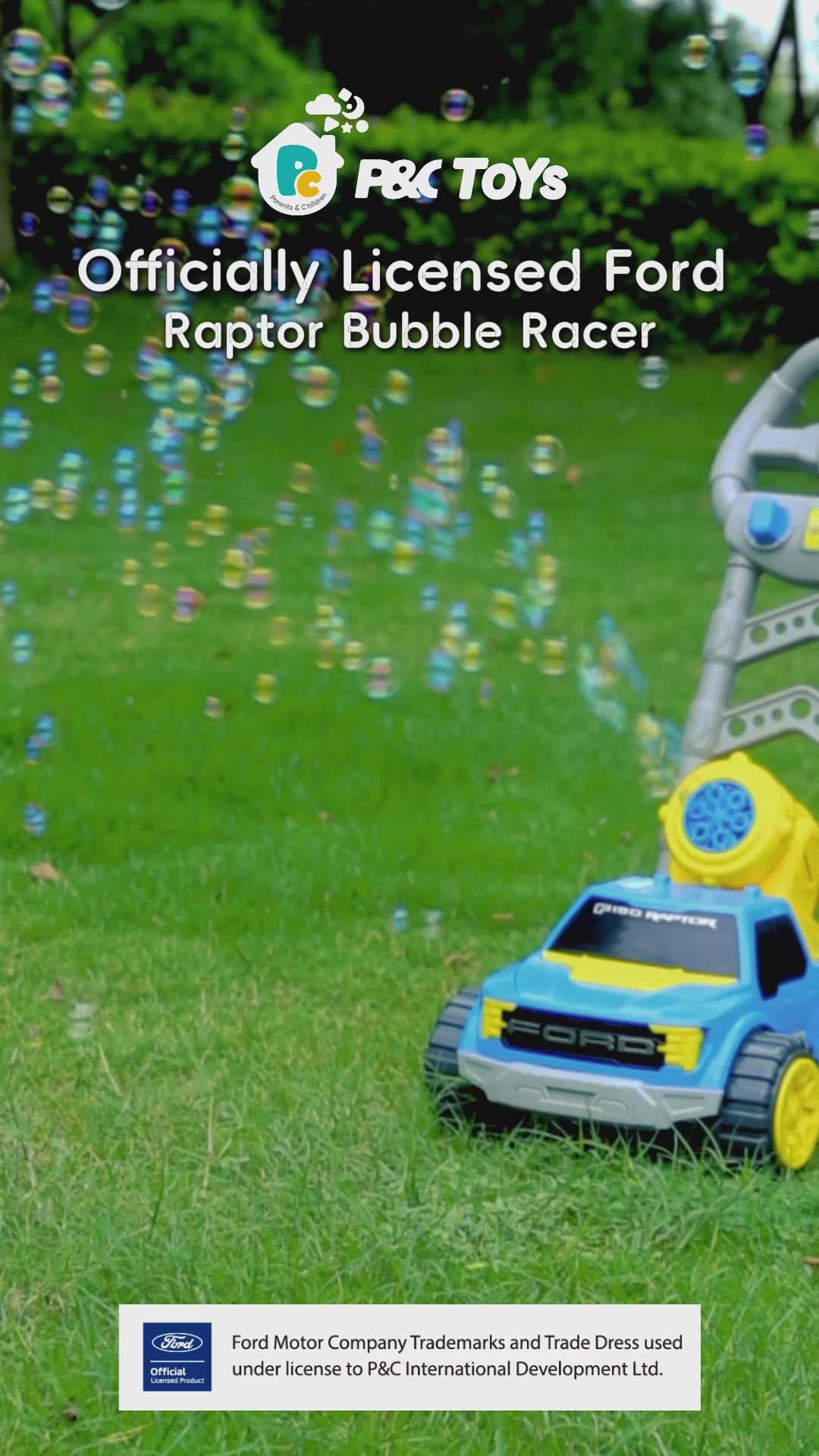 Officially Licensed Ford Raptor Bubble Racer