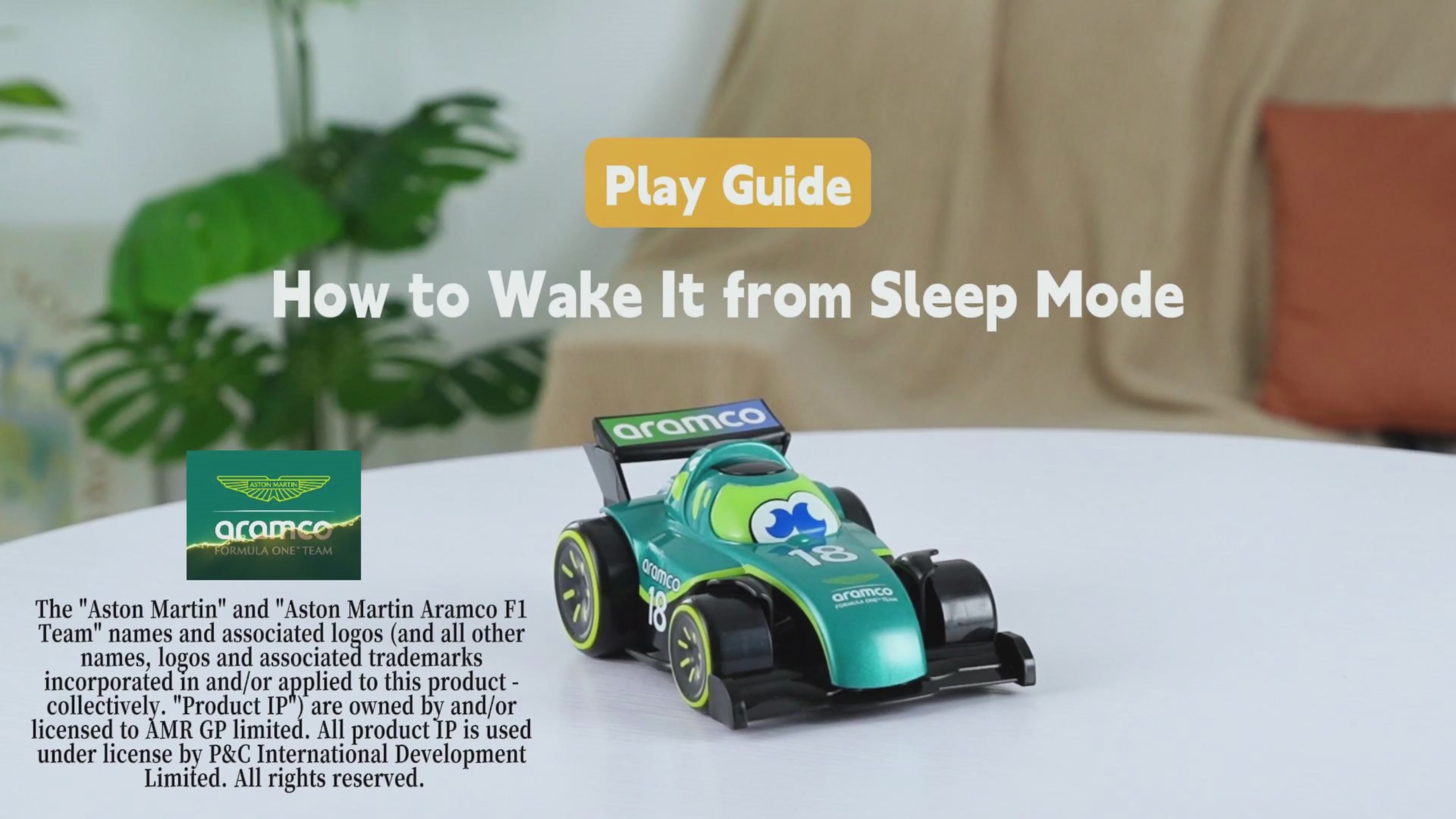 Officially Licensed Aston F1 Cartoon RC