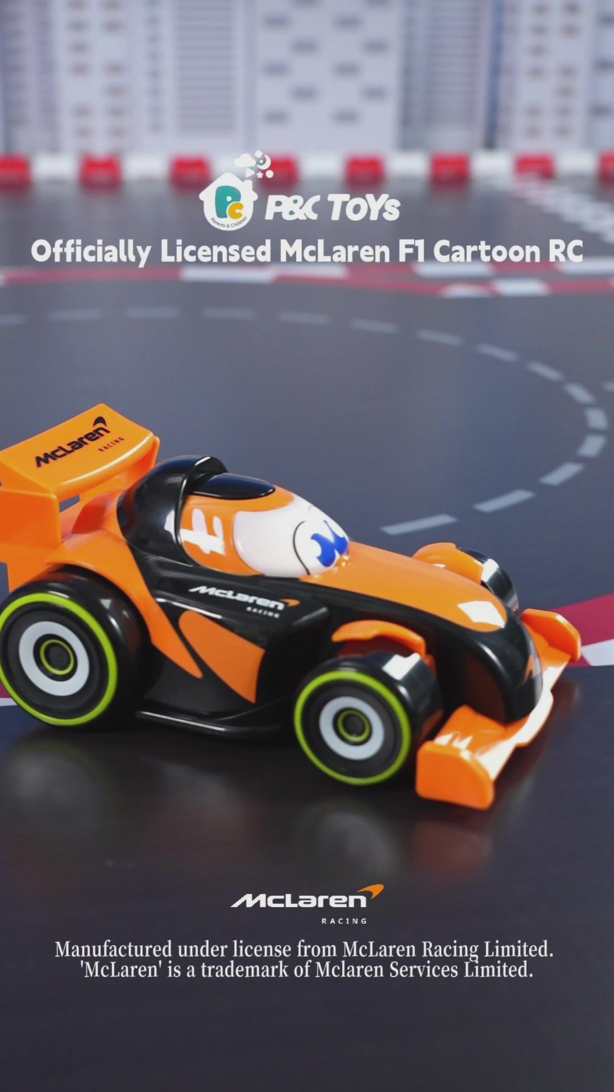 Officially Licensed McLaren F1 Cartoon RC