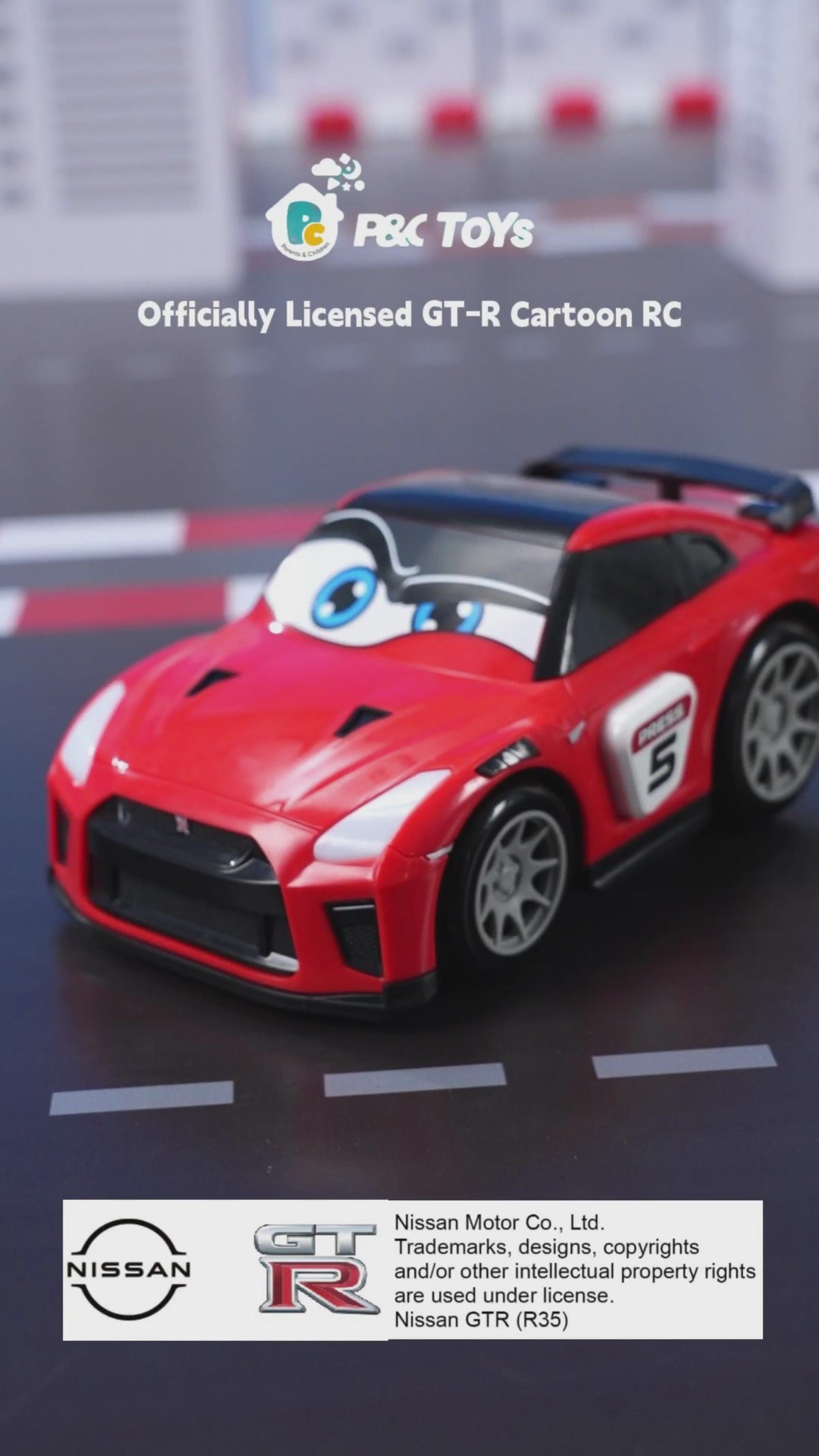 Officially Licensed GT-R Cartoon RC