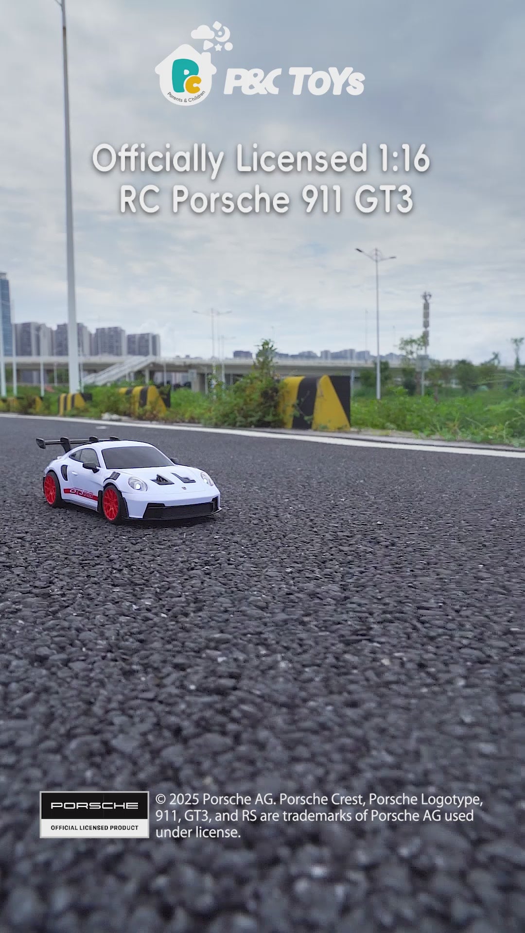 Officially Licensed 1:16 RC Porsche 911 GT3