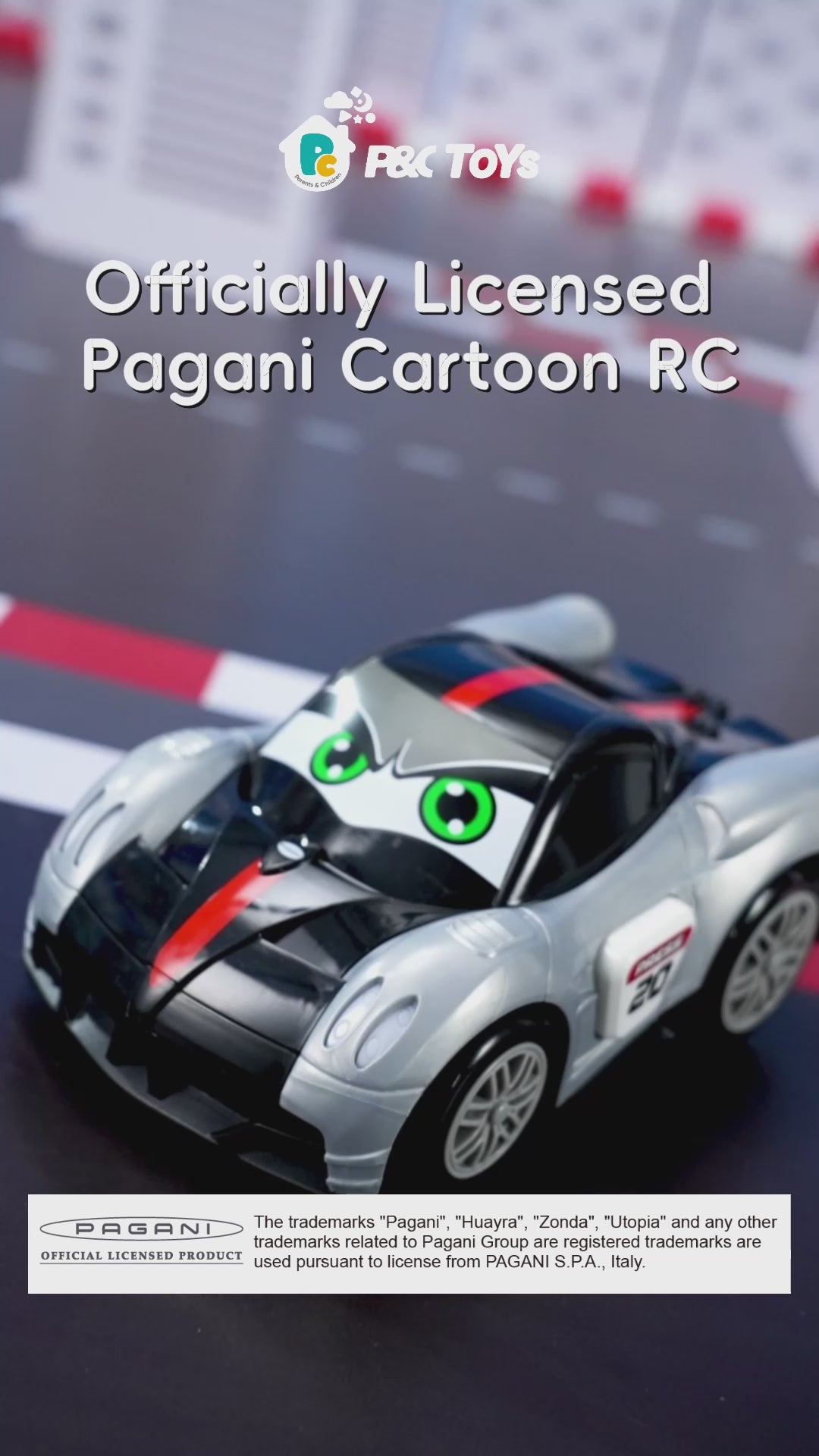Officially Licensed Pagani Cartoon RC